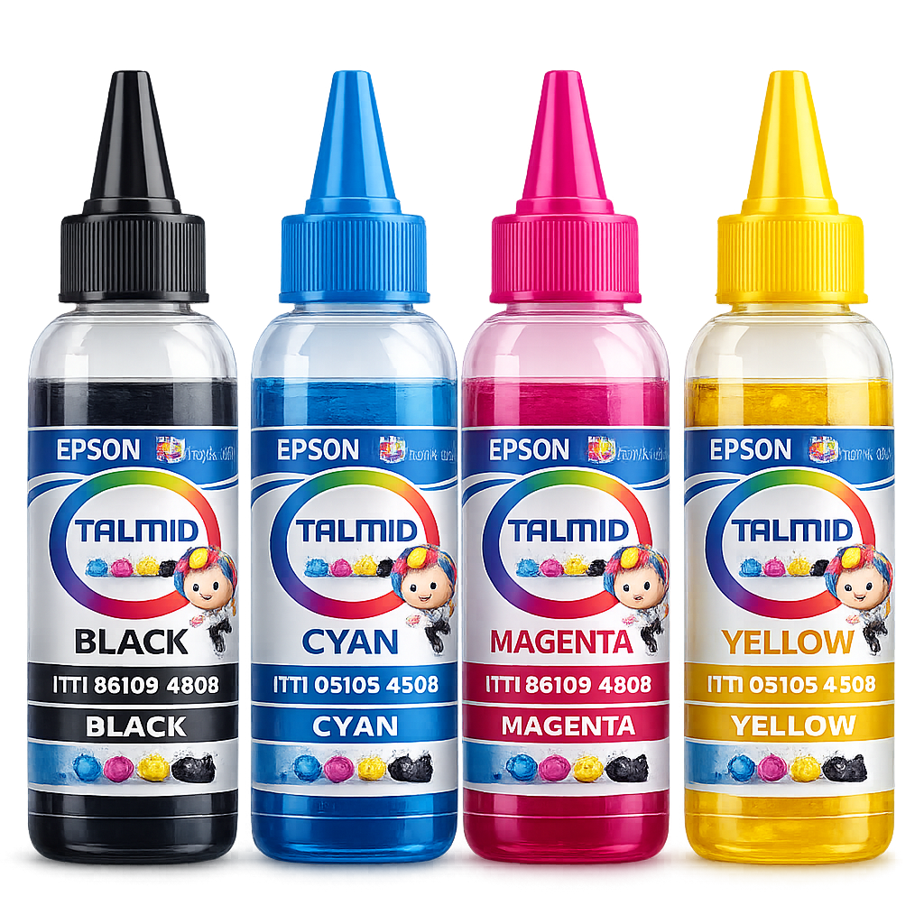 Kit 4 Cores Epson 